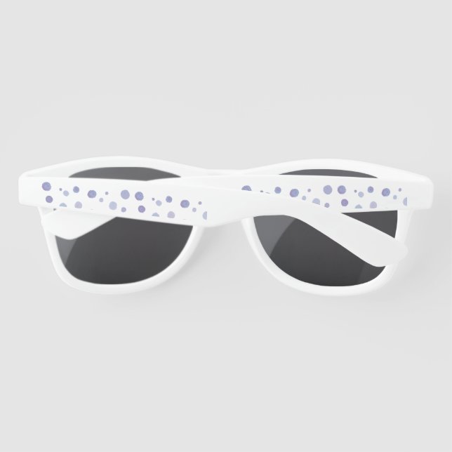 hand painted polka dots sunglasses (Back)