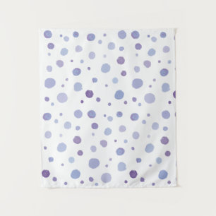 hand painted polka dots tapestry