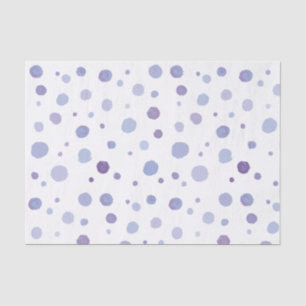 hand painted polka dots tissue paper