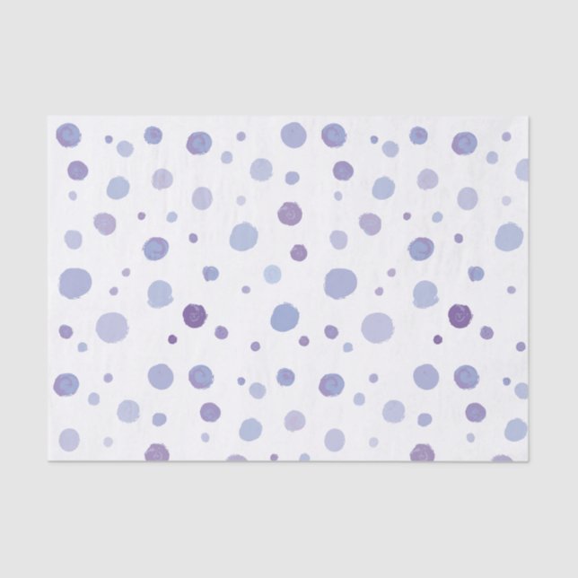 hand painted polka dots tissue paper (Front)
