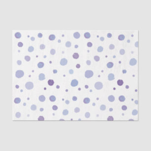 hand painted polka dots tissue paper