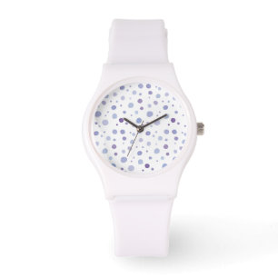 hand painted polka dots watch