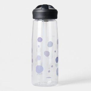 hand painted polka dots water bottle