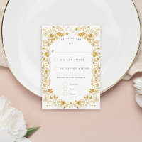 Hand-Painted tiny flowers Floral Frame