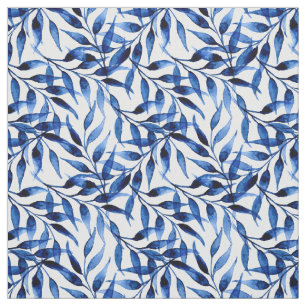 Hand Painted Watercolor Ink Pattern Fabric