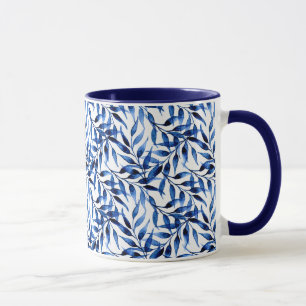 Hand Painted Watercolor Ink Pattern Mug