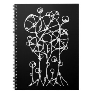 Hand Painting - Abstract Tree Group 2 Notebook