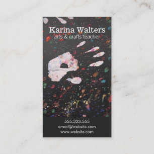 Hand Painting Business Card