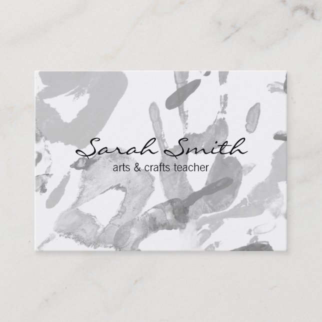 Hand Painting II (variation) Business Card (Front)