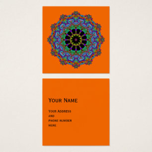 Hand Painting Mandala Clock Face 24
