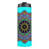 Hand Painting Mandala Clock Face 24