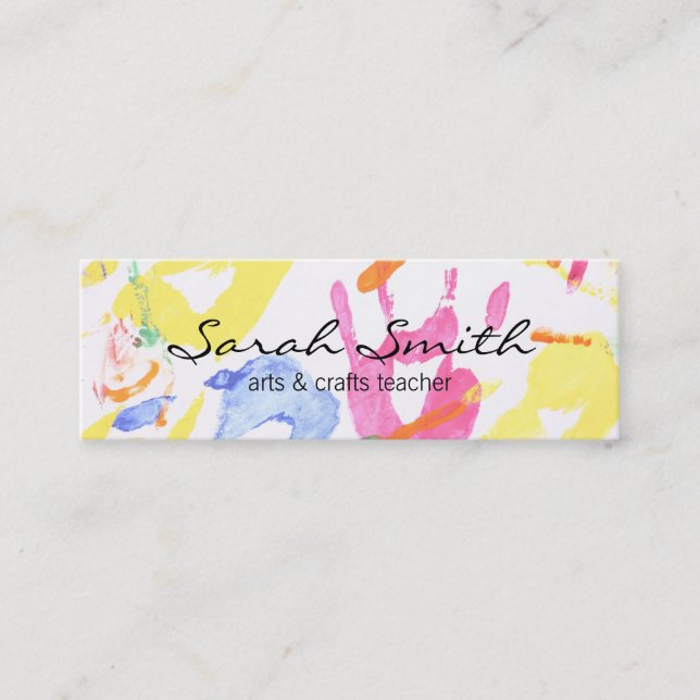 Hand Painting Mini Business Card (Front)