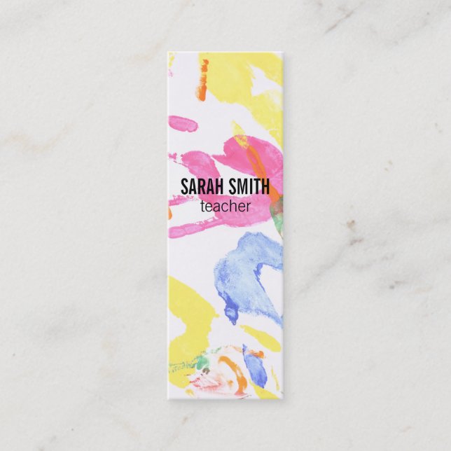 Hand Painting Mini Business Card (Front)