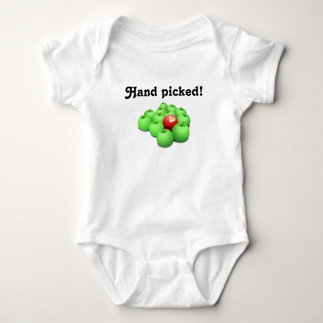 Hand Picked!  Adopted baby Bodysuit (Front)