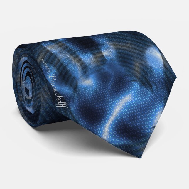 Hand print code tie (Rolled)