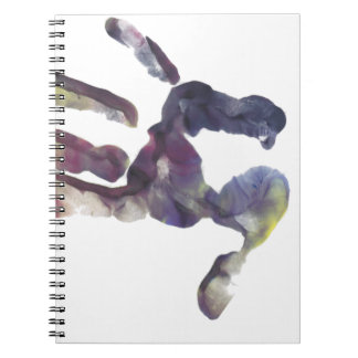 Hand Print Spiral Notebook