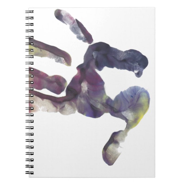 Hand Print Spiral Notebook (Front)
