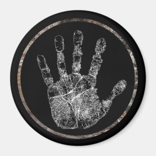 Hand Print - Talking Canyons, New Mexico Magnet