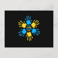 Hand Print World Down Syndrome Day T Shirt Women K