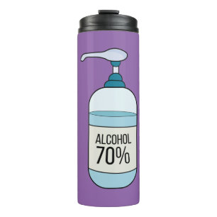 Hand Sanitizer Gel with 70% Alcohol Thermal Tumbler