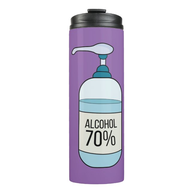 Hand Sanitizer Gel with 70% Alcohol Thermal Tumbler (Front)