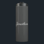 Hand Script Name Elegant Modern Best Simple Thermal Tumbler<br><div class="desc">Hand Script Name Elegant Modern Minimalist Simple Custom Template Add Text Upload Image,  Photo or Business Logo,  Company Name Promotional Classic Thermal Tumbler.</div>