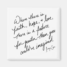 Hand-Scripted Faith Hope and Love Spiritual