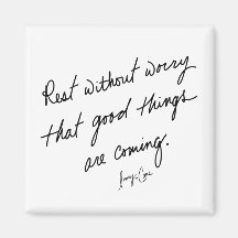 Hand-Scripted Good Things Are Coming Inspirational