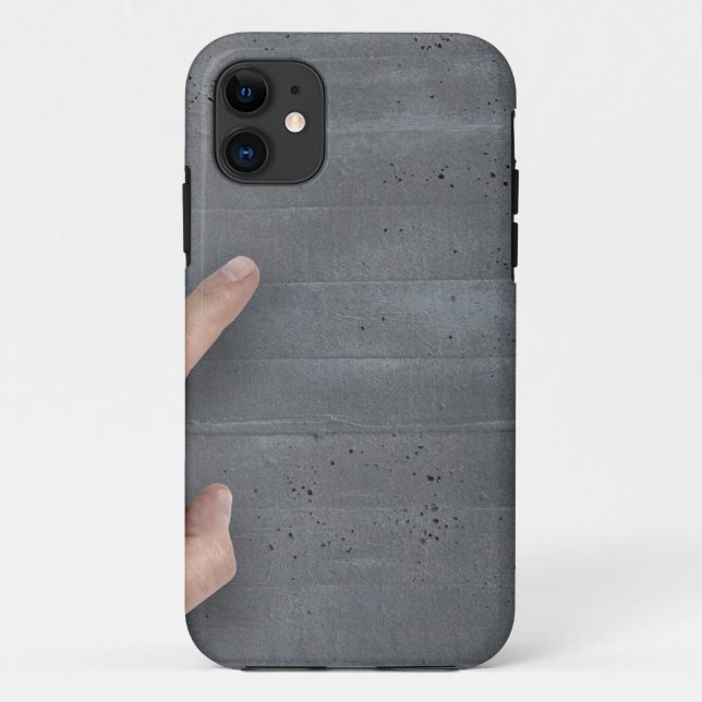 Hand showing concept on copy space template Case-Mate iPhone case (Back)