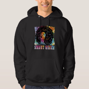 Hand Sign Language ASL Smart Queen Pretty Black Hi Hoodie