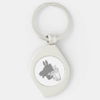Hand Silhouette Billy Goat Grey