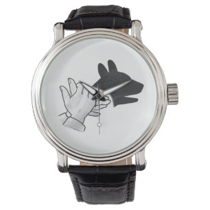 Hand Silhouette Dog Watch