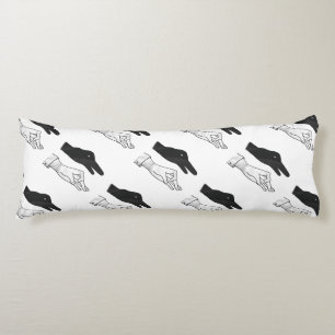 Hand Silhouette Duck Body Cushion