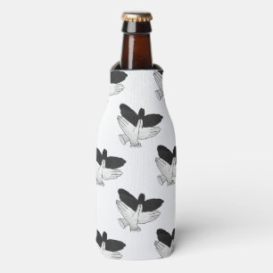 Hand Silhouette Eagle Bottle Cooler