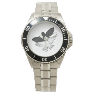 Hand Silhouette Eagle Watch
