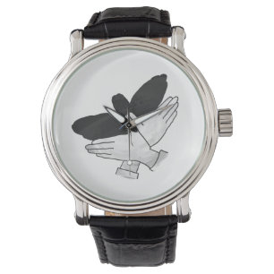 Hand Silhouette Eagle Watch
