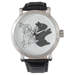 Hand Silhouette Rabbit Watch