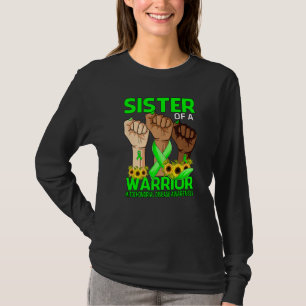 Hand Sister Of A Warrior Mitochondrial Disease Awa T-Shirt