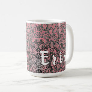 Hand Sketch Design Personalised  Coffee Mug