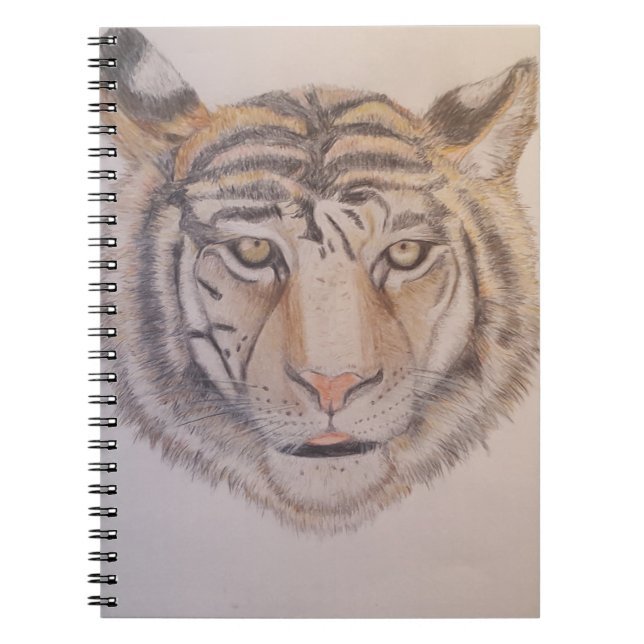 Hand sketch tiger notebook (Front)