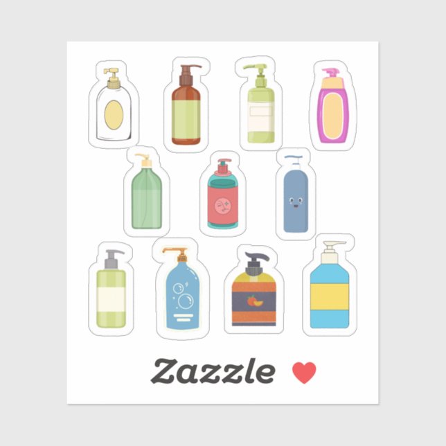 Hand Soap Stickers (Sheet)
