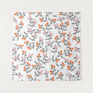 Hand stitch Embroidery Seamless pattern with liber Tapestry
