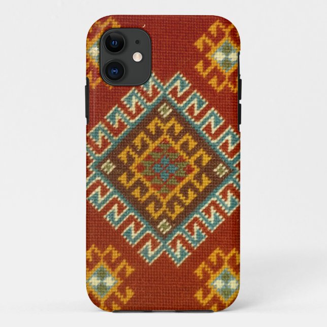 Hand stitched oriental carpet Case-Mate iPhone case (Back)