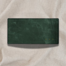 Hand-Stitched Style Forest Green Scholar Mug