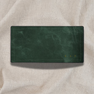 Hand-Stitched Style Forest Green Scholar Mug Desk Mat