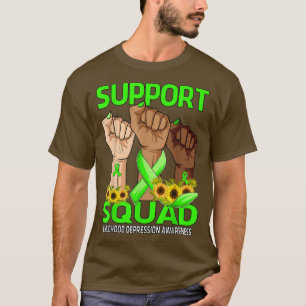 Hand Support Squad Childhood Depression Awareness  T-Shirt