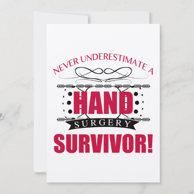 Hand Surgery Survivor (Front)