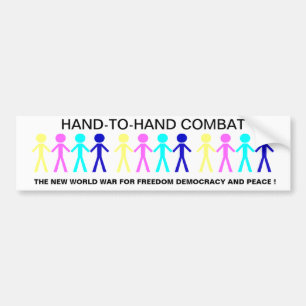 HAND-T0-HAND COMBAT... BUMPER STICKER