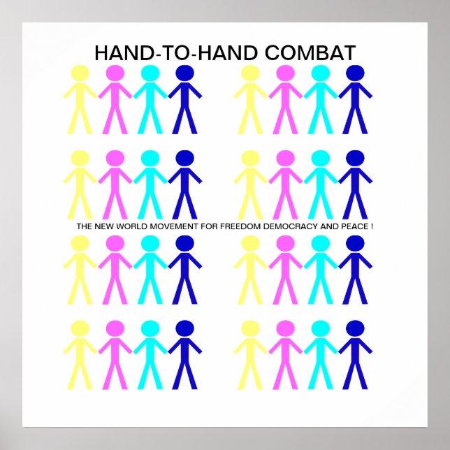 HAND-T0-HAND COMBAT... POSTER (Front)