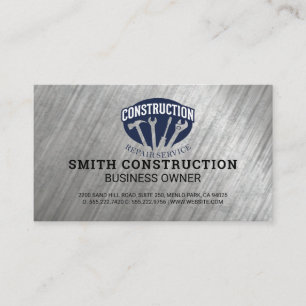 Hand Tools Construction Worker Builder Business Card